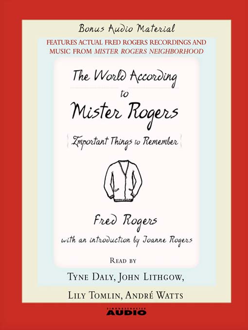 Cover image for The World According to Mr. Rogers
